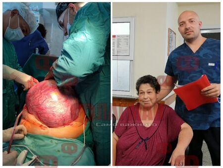 Сълзи от щастие: 13-килограмов тумор убиваше Павлинка, лекари от КОЦ-Бургас я спасиха след уникална операция