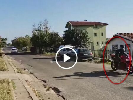 Вижте кой е моторисът, който подлуди полицаите в Бургас и кръстоса града със 140 км/ч.