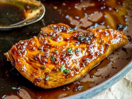 Рецепта за пилешко филе на тиган с мед