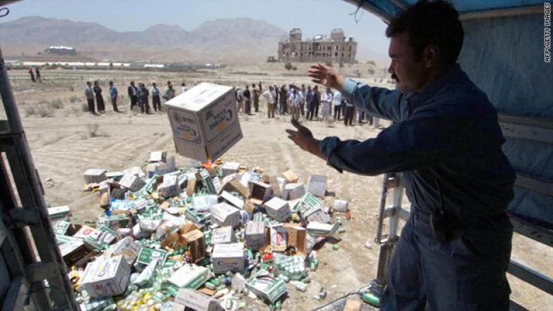 В каналите на Афганистан потече алкохол