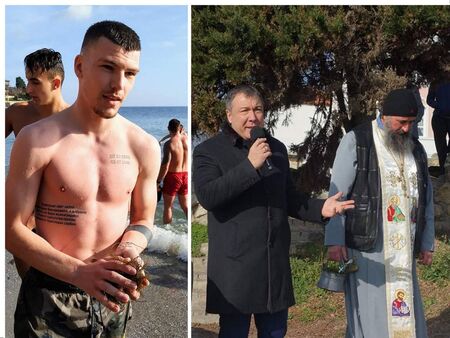 Виктор Янев от Слънчев бряг хвана свещения символ на вярата в Несебър