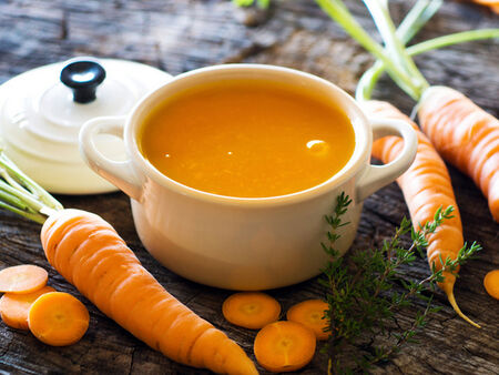 Най-вкусната морковена супа с къри