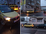 Катастрофа на ул. „Христо Ботев“ в Бургас, блъснаха се такси и Рено