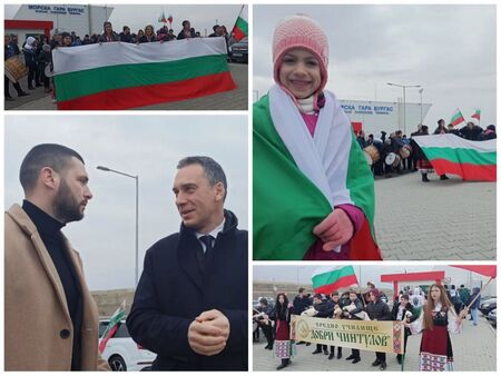 Стотици се включиха в "Българовското шествие", започнаха тържествата за 3 март в Бургас