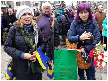 Екшън пред руския паметник в Бургас, две жени се сбиха заради украинското знаме