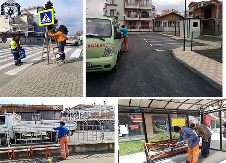 Община Несебър започна подготовка на пътната инфраструктура за предстоящия летен сезон