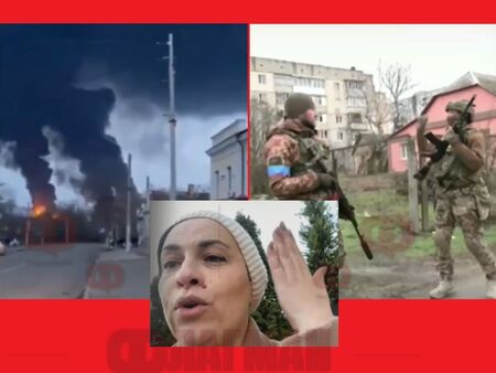 Небето на Одеса почерня от дим, българка хули руските войници заради убийството на деца