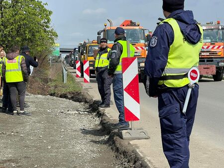 Пътните строители в Бургас са на ръба, излязоха на нов протест