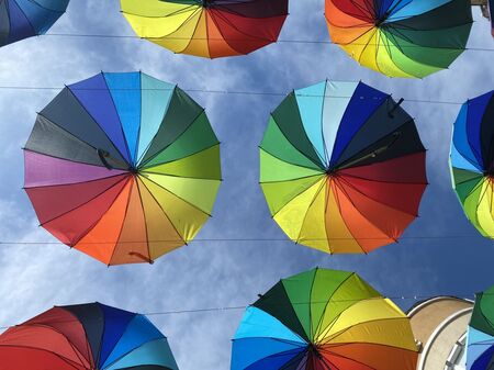 Цветни чадъри създават празнично настроение по „Богориди“