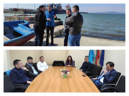 Бурджев се срещна с риболовци и кмета на Балчик