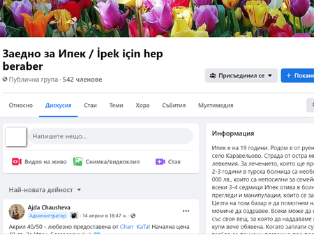 Да помогнем на 19-годишната Ипек да пребори левкемията! Нужни са й 80 хил. лв.