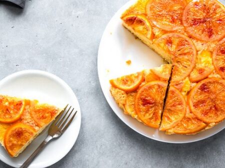 Рецепта за обърнат цитрусов кекс с мандарини