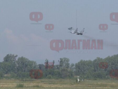 Български МиГ-29 са оказали помощ на пътнически самолет