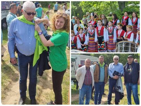 Депутатът Петър Кънев и областният управител Стойко Танков споделиха емоцията на Фестивала на зелениката