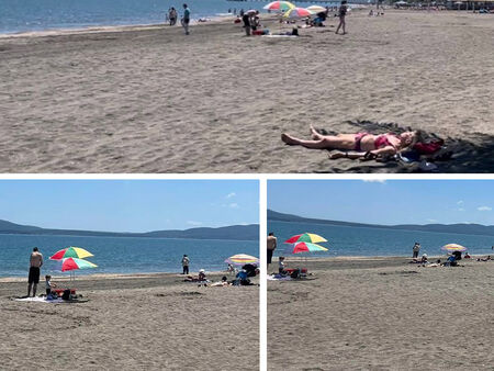 Украинците откриха сезона на Северния плаж в Бургас