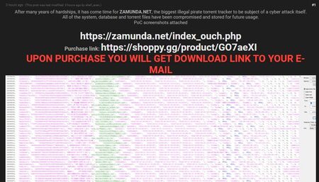 Хакери удариха торент сайта „Замунда“, продават данните на над 2,5 милиона потребители