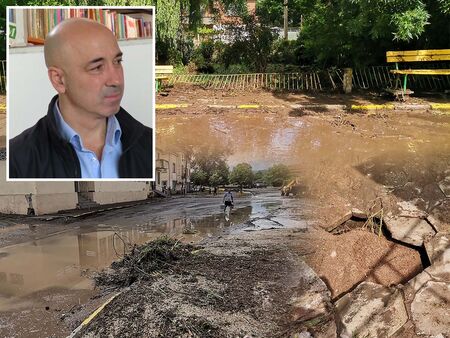 Тихомир Янакиев обяви частично бедствено положение в наводненото от пороя с. Зидарово