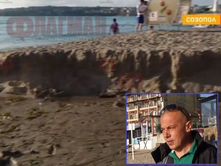 Щетите след пороя в Созопол огромни, плажовете ще бъдат възстановени до дни