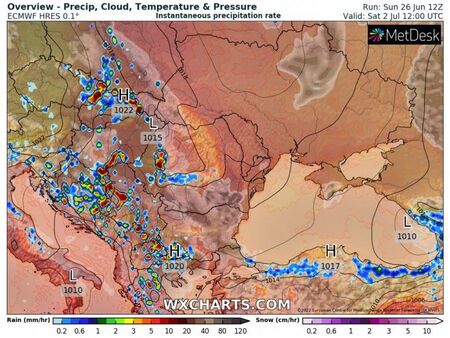 Юни си тръгва с големи жеги, живакът стига до 35 градуса!