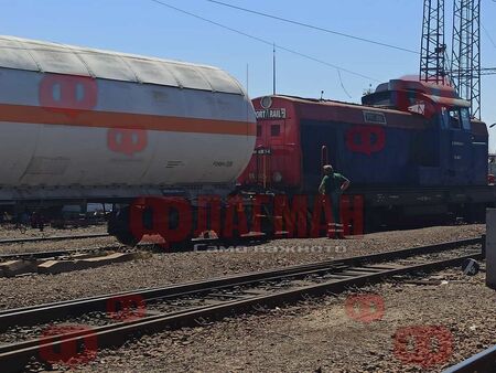 Паника на жп гарата в Бургас заради изтичане на газ от цистерна