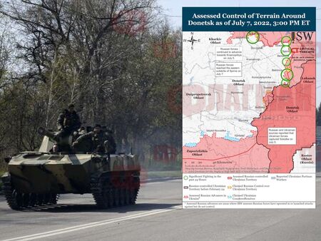 Руснаците ще атакуват Славянск и Краматорск от три страни?