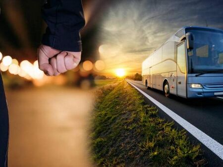 Трима смляха от бой шофьор на автобус