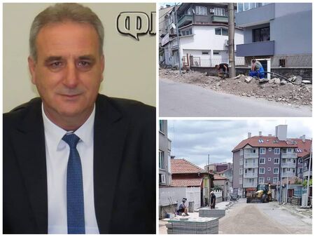 Кметът на Айтос Васил Едрев гарантира: Всички разкопани улици ще бъдат асфалтирани, имайте малко търпение!