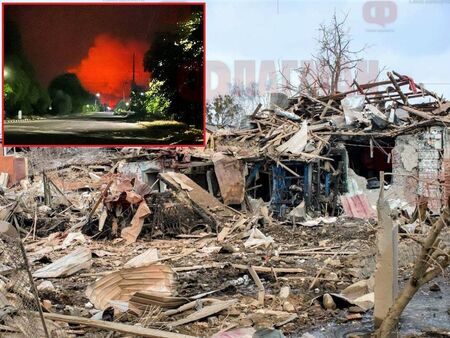 Скадовск в пламъци след удари по военни складове, мощни взривове и в Николаев