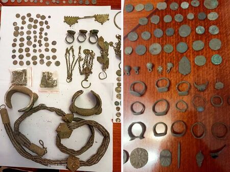 Арестуваха 36-годишен от поморийското с. Порой, укривал стотици древни артефакти у дома си