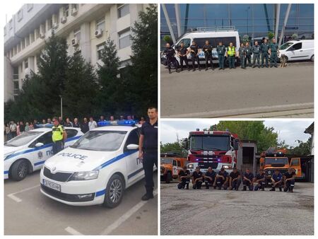 Вой на сирени в цяла България в памет на загиналите бургаски полицаи