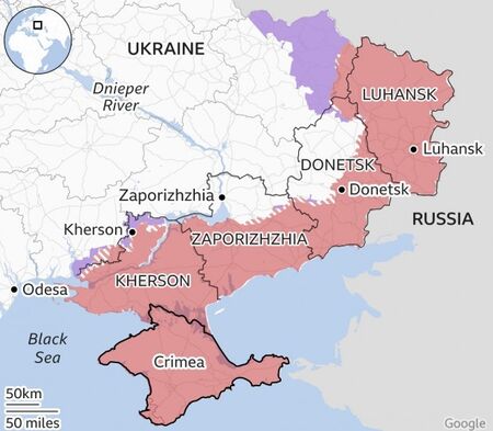 Европейският съвет с изявление за анексираните от Русия области в Украйна