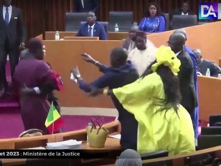 След шамар: Депутати се сбиха по време на разгорещен дебат