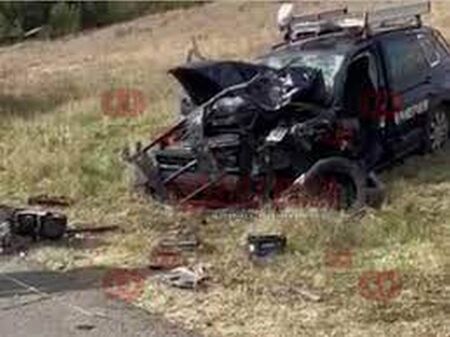 Извънредно! Турски автомобил и кола на Жандармерията катастрофираха край Малко Търново