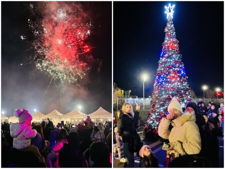 Коледните празници в Несебър започнаха и пред „Жанет“ – със „запалена“ елха и светлинно шоу в небето