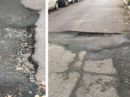 Сигнал до Флагман: Огромна дупка зейна в асфалта на ул. „Сливница” в Бургас (ОБНОВЕНА)