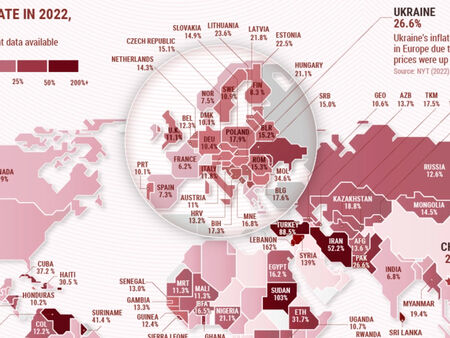 Къде в Европа е най-висока инфлацията