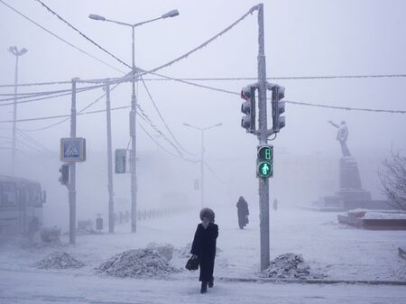 Регистрираха температура -59°C в руски град