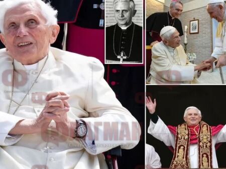 Католическият свят потъна в скръб часове преди Нова година, отиде си Бенедикт XVI