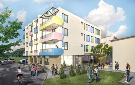 Новата сграда ще бъде на четири етажа със застроена площ