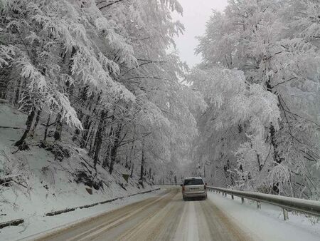 Сняг в Северна България, 7 области са с жълт код