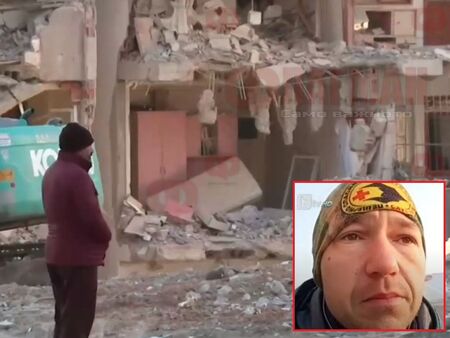 Българи спасители влезли в разрушена сграда докато земетресение люлее Антакия