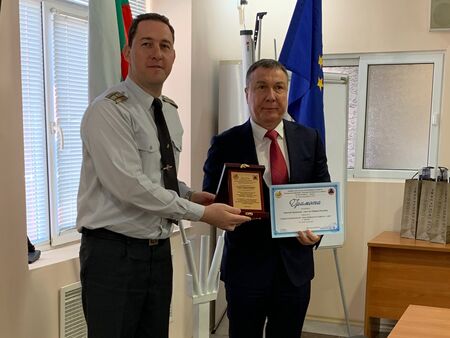 Кметът на Несебър със специална награда от РДПБЗН - Бургас