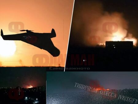 Мощни взривове в Одеса, руснаците атакуваха летището с дронове