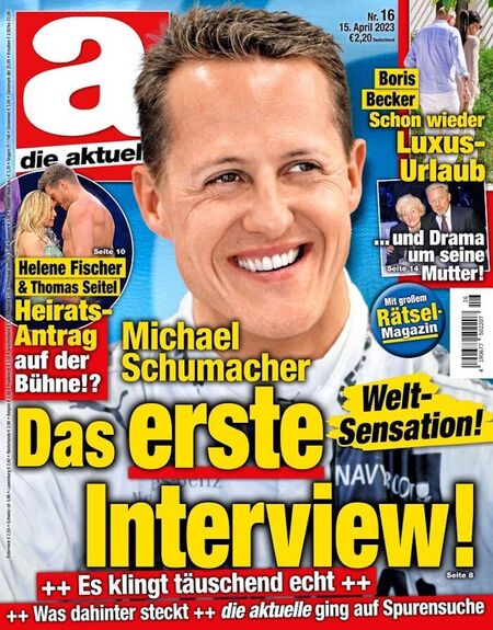 Семейството на Шумахер ще съди медия заради фалшивото интервю с пилота