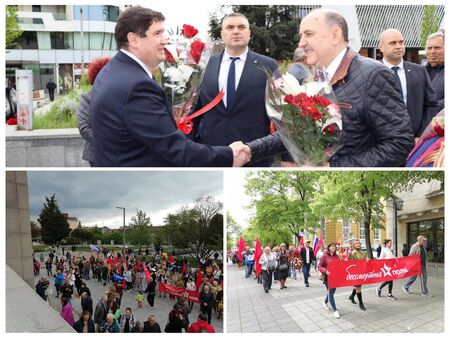 Руската общност в Бургас отбеляза Деня на победата (СНИМКИ)