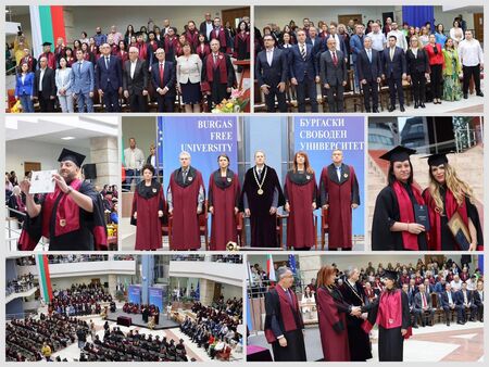 300 абсолвенти се дипломираха днес в БСУ, Випуск 2023 - бъдещи финансисти, педагози и криминалисти