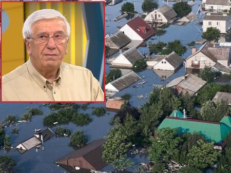Хора спят по покривите на къщите след взривяването на язовира „Нова Каховка“, каза проф. Михаил Станчев
