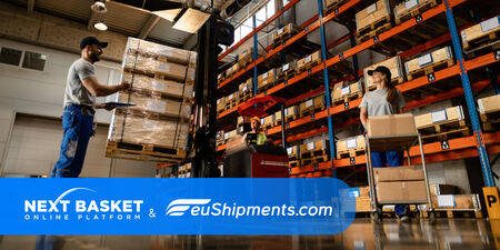 NEXT BASKET сключва важно партньорство за доставки и фулфилмънт с euShipments.com