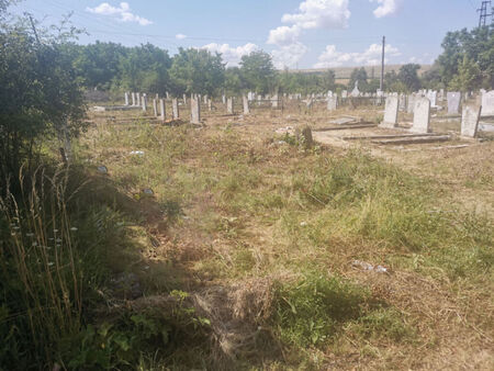 Асен Димитров и група доброволци почистиха част от западната част на Гробищния парк в Карнобат