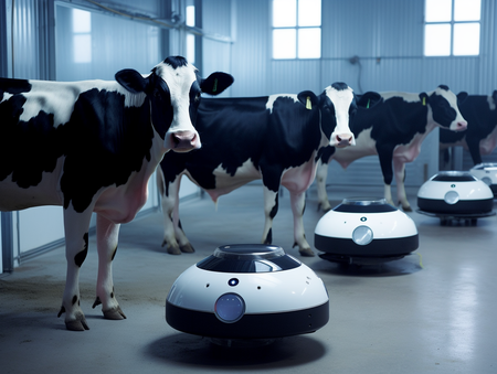 МС „яхна” вълната с ИИ, дават 1.5 млн.лв. за роботи, които ще доят крави
